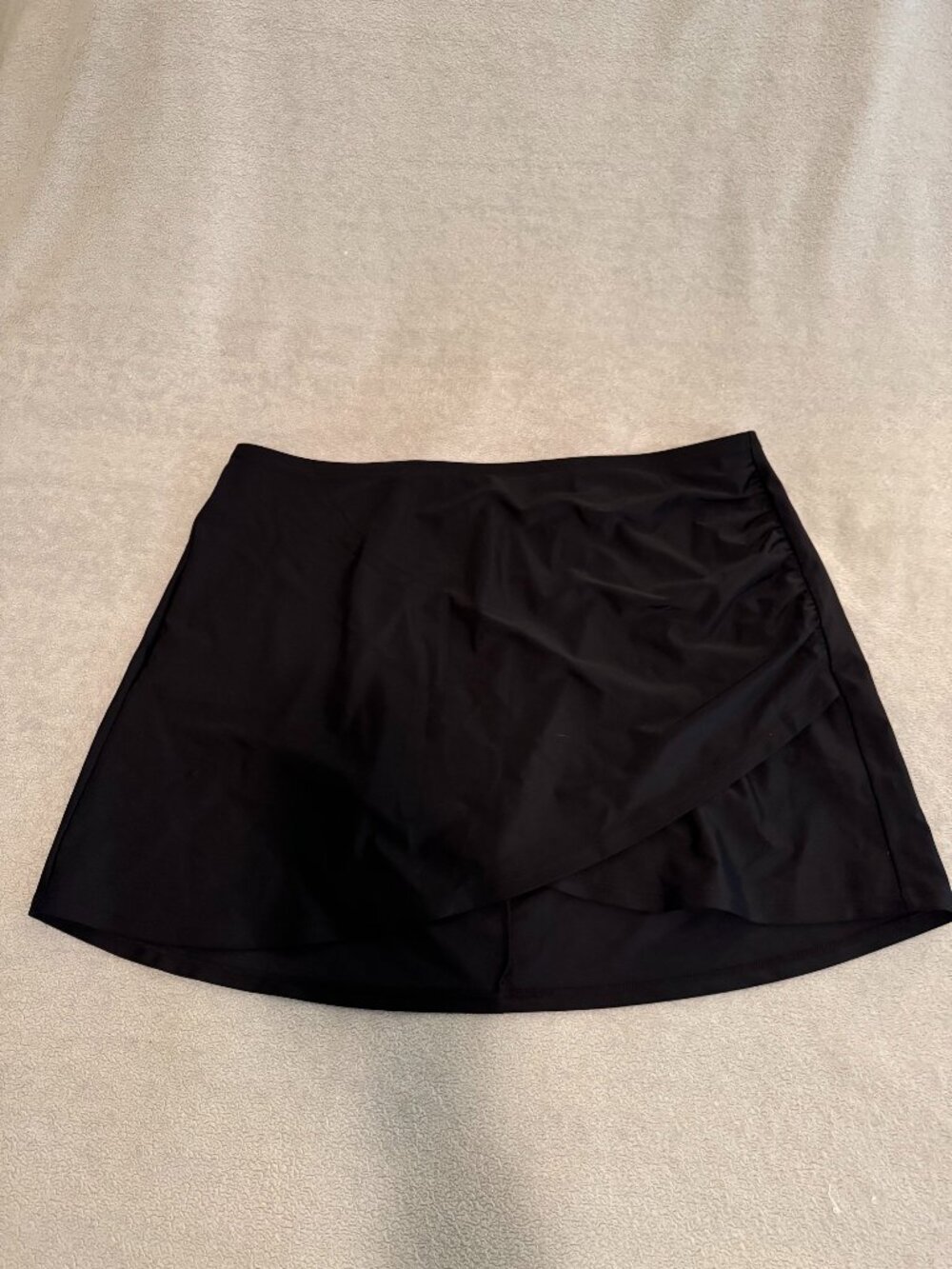 Summersalt Black Ruched Swim Skirt